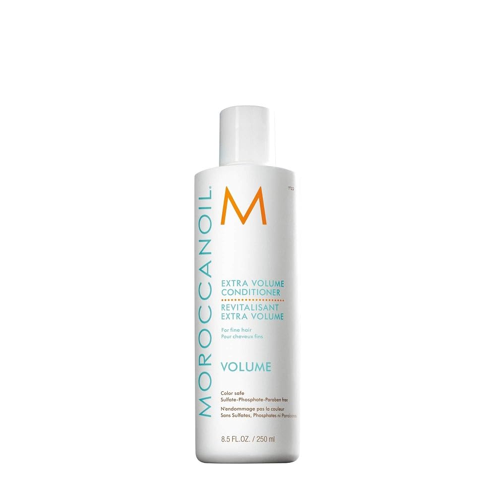 Moroccanoil Shampooing et Après Shampooing Volume 250ml avec Soin Light 25ml