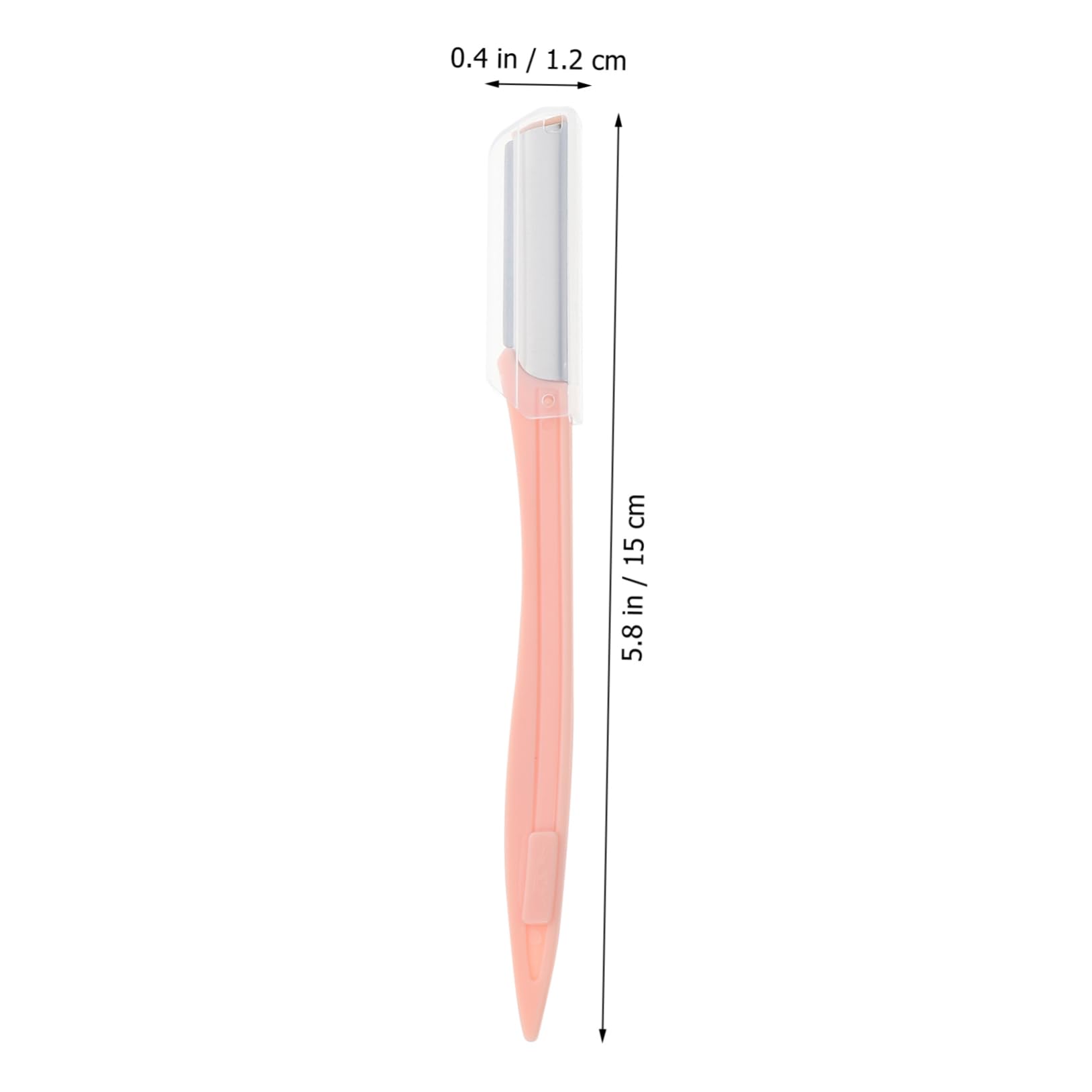 IWOWHERO Essential Pcs Eyebrow Razor Set Pink Stainless Steel Pp Handle Compact for Travel Home