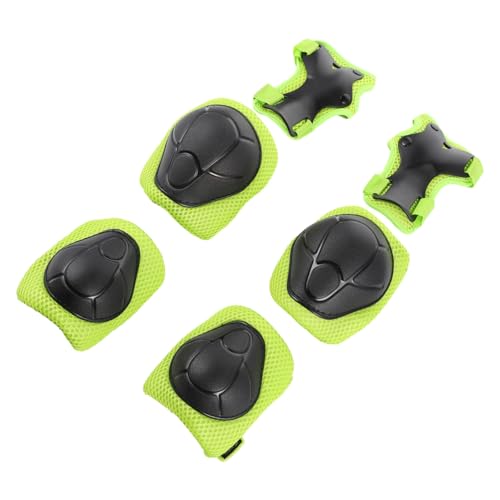 VANZACK 6-in-1 Boys and Girls Protective Gear Kit Boys and Girls Knee Pads Elbow Guards Suit for Roller Skating Cycling Skating Elbow Kneecap Wrist Guards