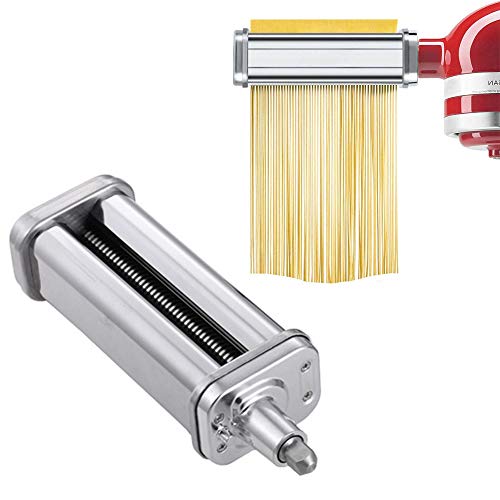 Spaghetti Pasta Cutter Attachment For Kitchenaid Stand Mixer, Stainless Steel Pasta Maker Machine Accessories #TOP3