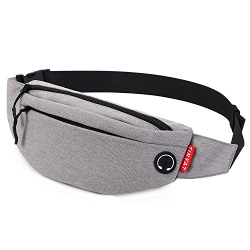 TINYAT Gürteltasche Hüfttasche Männer Frauen Sling Pocket Sport Laufen Kopfhörer Jack Wandern Gehen Hund Reisen Super Light, T2003