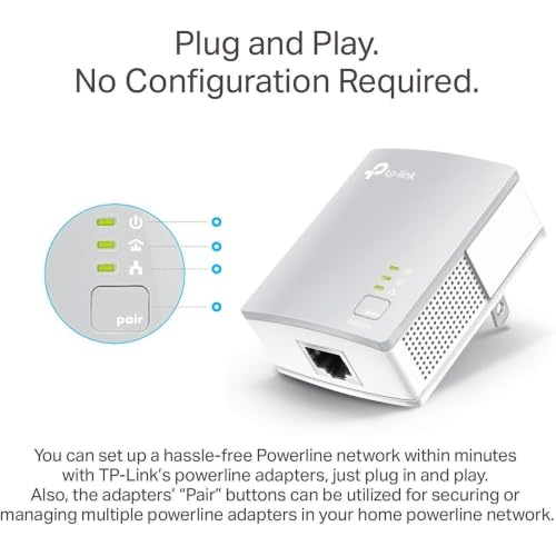 TP-Link AV600 Powerline Ethernet Adapter Kit with 100 Mbps Port - image 5