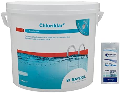 Pack de 2 Chlore choc pastille Chloriklar 1 kg Bayrol