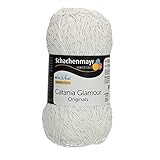 Nadelstärke: 2,5-3,5 mm, Lauflänge: 142m/50g, Verbrauch sweater Gr. 40: 500g, Maschenprobe: 26M x 36R