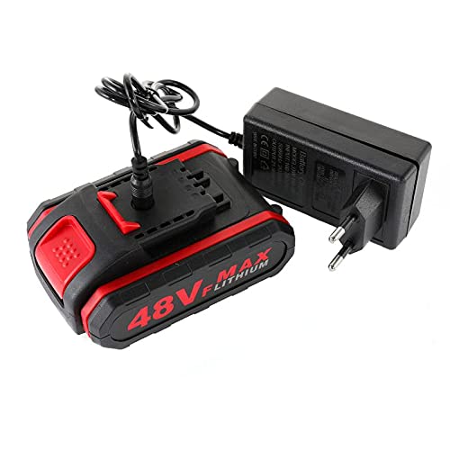 QHYXT 48VF Elektrische Bohrmaschine Schlagbohrmaschine Akkuschrauber Lithium Batterie Schraubenschlüssel Bohrmaschine… – Bild 4