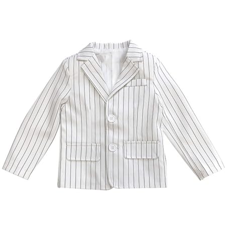 Manteau décontracté à revers échancré pour mariages et fêtes de famille garçon