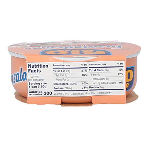 Rio Mare Insalatissima Mexican Tuna Salad Can (Pack Of 3), 16.8 Oz Total