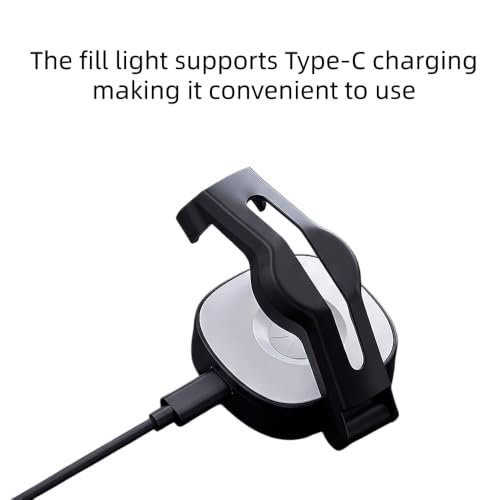 Image of Fill Light for Insta360 Luna Ultra Camera - 180 Adjustable, Type-C Rechargeable, Plug-and-Play, Foldable Design for Enhanced Skin Tone in Professional Photos