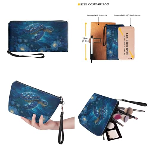 Image of Top Handle Purse for Women, Large Tote Handbag With PU Wallet Set, Gift for Mom