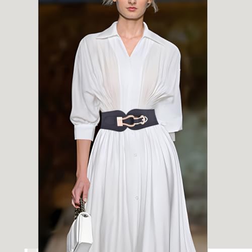 Women Elastic Belt Waist Stretched Wide Vintage Clothing Accessory for Lady