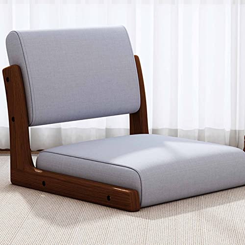 Chaise de sol avec dossier en bois massif pour soulager le dos n'importe où