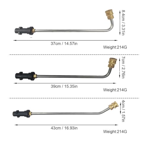 Lanza de alta presión de varilla 1/4 compatible con Karcher K2 K5 K7 6