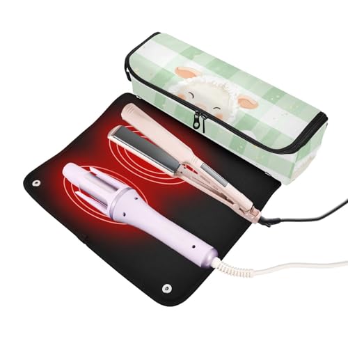 Organizador de herramientas para cabello 2 en 1 con estuche y tapete miniatura 2