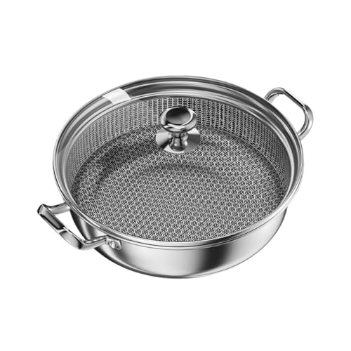 Olla para hot pot de acero inoxidable 34 cm plata miniatura 1