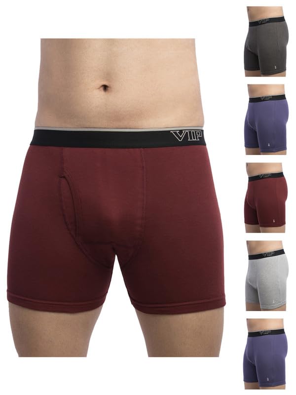 vip Men's Cotton Snug fit Solid Trunks-picture-43