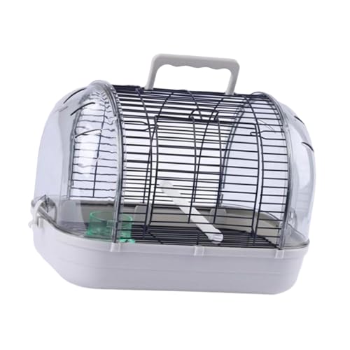 Cage pour oiseaux transparent et démontable accessoire perroquets conures