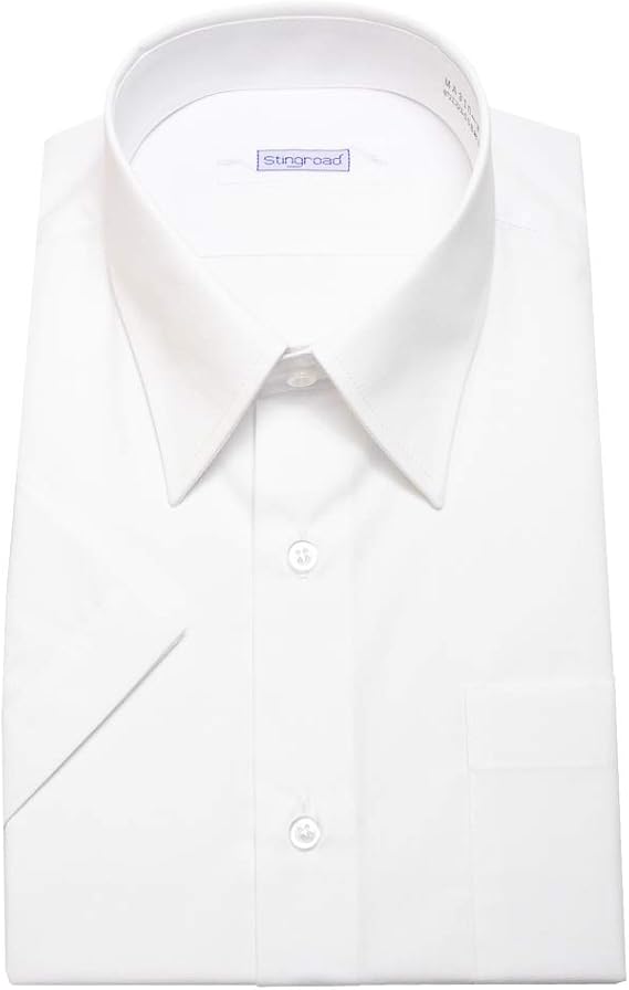 Amazon Co Jp スティングロード 男子スクールシャツ 男子 半袖 学生用 スクールシャツ 形態安定 制服 Yシャツ カッターシャツ Ma310 Am 1 ホワイト 日本 185a 日本サイズxl相当 ファッション