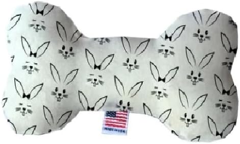 Easter Group Plush Dog Toy - Bunny Face Design Soft 10" Bone Toy for Your Pet's Playtime Fun!