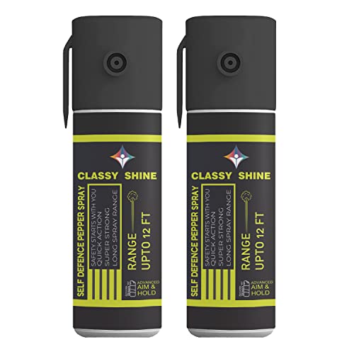 Image of Pepper Spray Self Defence for Women Safety 55ml /Each (Black, Pack of 2)