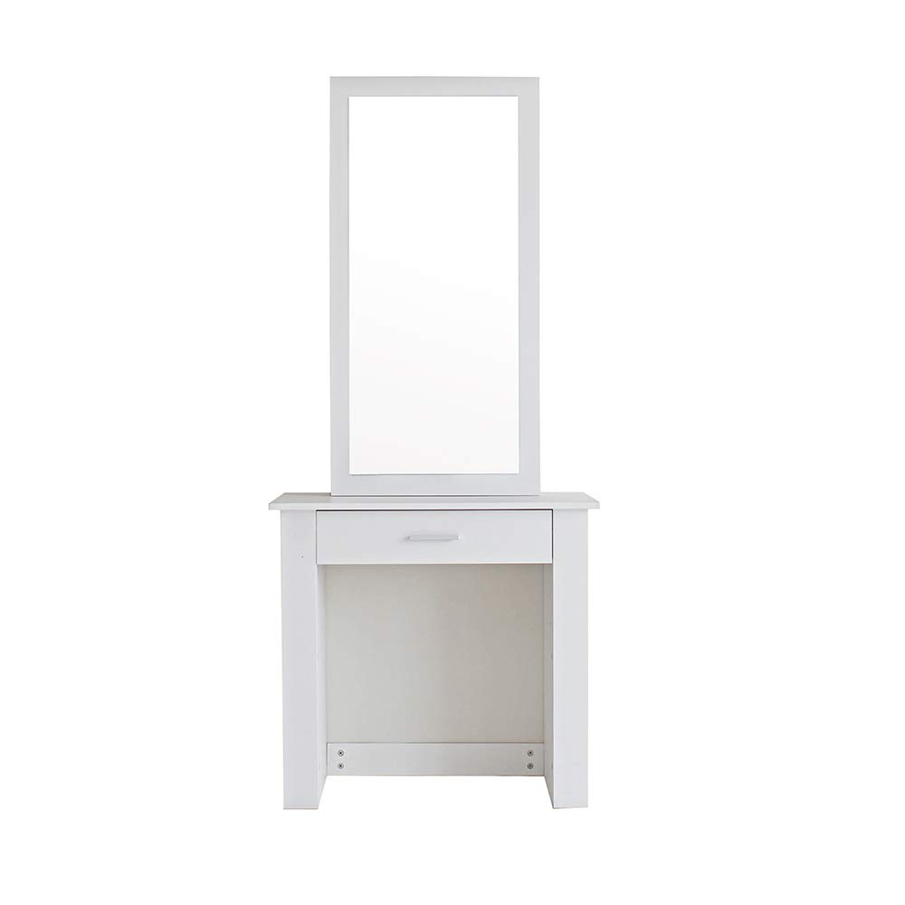 Buy PananaHome Modern Dressing Table with Sliding Storage Mirror and