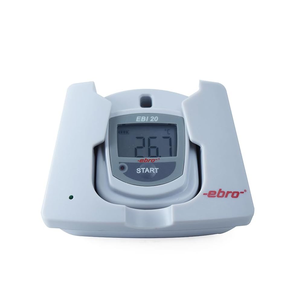 Ebro EBI-20TH1 Registrador de Temperatura y Humedad | Data Logger USB para Cadena de Frío, Farmacia, Laboratorios, Almacenes y Transporte Refrigerado