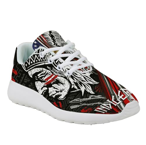 Indigenous Native American Flag Shoes for Women Men Trail Running Casual Fashion Sneakers Slip-on Tennis Shoes3