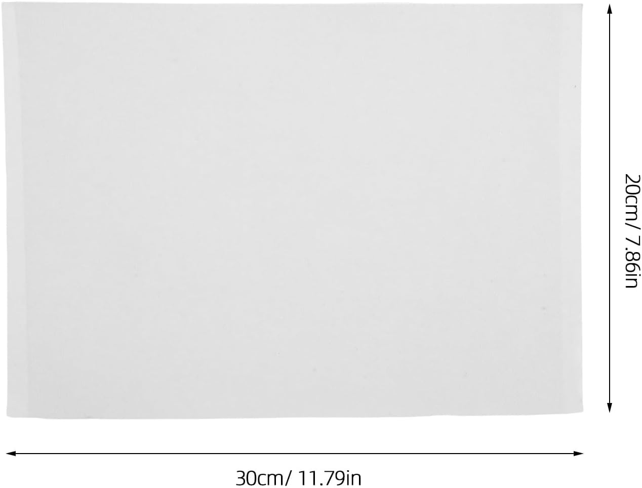 OSOLADY 7 Sheets Water Soluble Machine Embroidery Stabilizer Backing - A4 Printable Adhesive Paper for Machine Embroidery and Hand Sewing