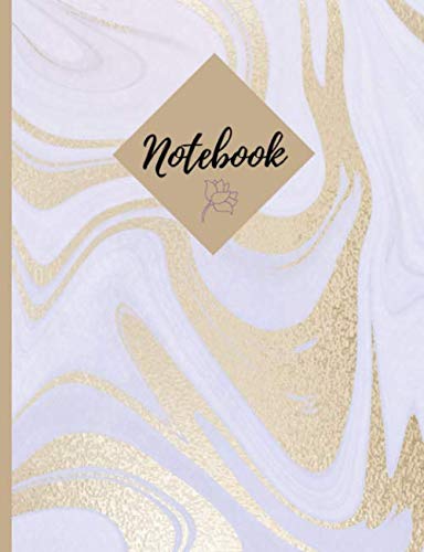 Notebook: Beautiful Marbled Composition Notebook