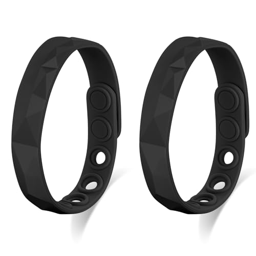 Pulseras ajustables de silicona para hombres y mujeres miniatura 1