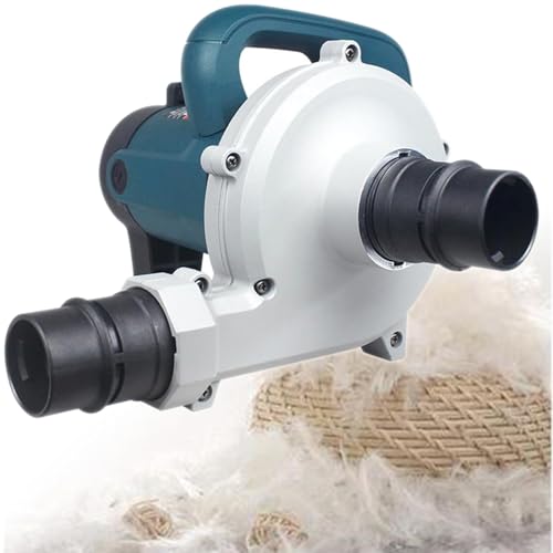 JMOZHCD Macchina elettrica di riempimento Verso Il Basso, soffiando e succhiando la Macchina di Piumino a Doppio Uso con Interruttore a Pedale, Regolazione della velocità a 6 velocità