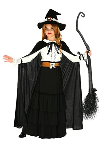 Disfraz completo de bruja Salem para niñas talla M