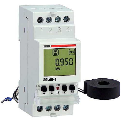 VEMER VE794000 SOLAR-1 – Centrale de Contrôle de Charges pour Installations Photovoltaïques, Gestion de l’Énergie et Autoconsommation d’Électricité...