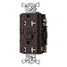 Gfci Receptacle, 20A, 125Vac, 5-20R, Brown
