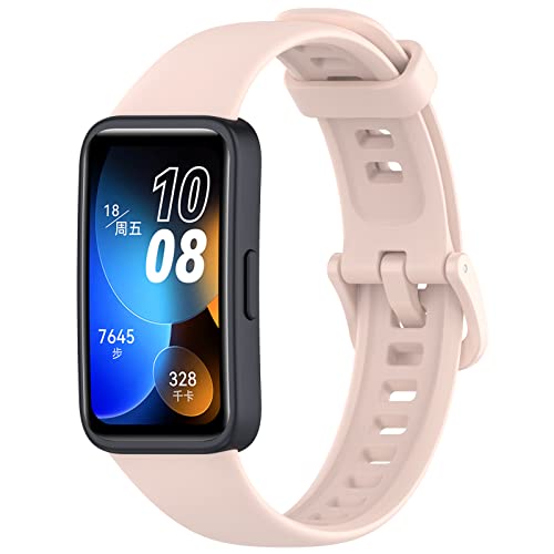 [Comtax] For HUAWEI Band 9 /HUAWEI Band 8/ 9NFC/ 8NFC �����o���h �V���R���� �������X�g�o���h �y�� �h�� �ʋC�� �ȒP���t�� (�s���N)