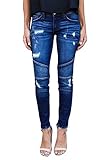 Damen Skinny Jeanshose, Angenehmer weicher Stoff, Sehr Stretchy, Perfekte Passform.