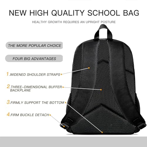 RACUBU 3pcs Boys Backpack With Lunch Box And Pencil Case School Backpacks For Boys ，Backpack For Kids Teens，17″ Large Capacity3