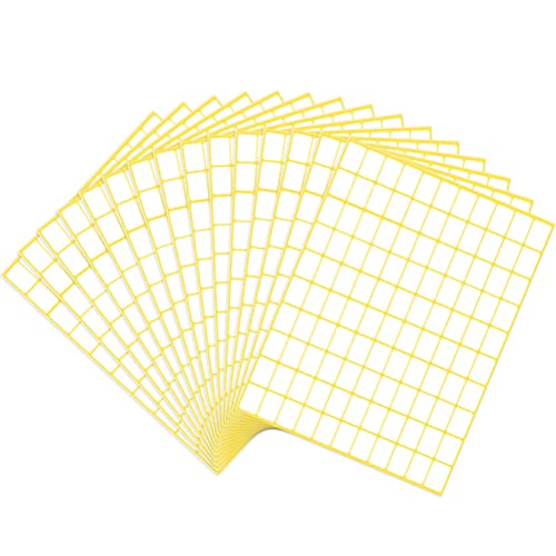 20x13mm, 1650 PCS White Labels Stickers, Sticky Labels Self Adhesive Removable Labels No Residue Sticker Labels for File, Envelope, Food, School, Office, Kitchen