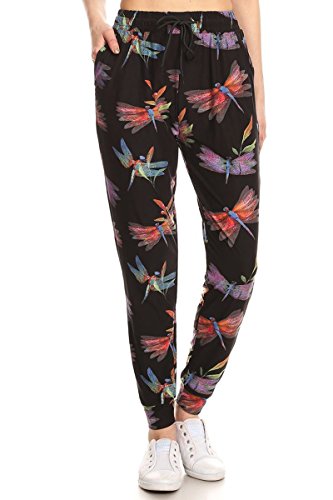 Image of Leggings Depot Premium Jogger Women's Popular Print High Waist Track Pants(S-XL)