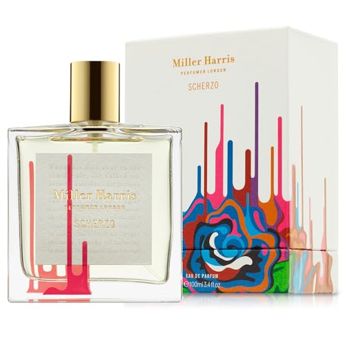 Miller Harris Scherzo Eau de Parfum 100ml – Luxury Floral Oudh Perfume | Sweet Peony & Vanilla Notes