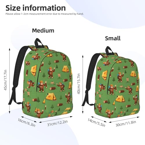 Sac à dos singe transformable 17,7 pouces style tendance et modulable