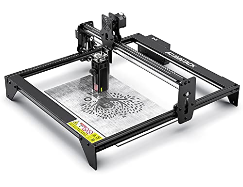 Upgraded 40W ATOMSTACK A5 M40 Laser Engraver, CNC DIY Laser Engraving and Cutting for Wood, Metal, Acrylic, 5.5W Laser Output Laser Engraving Machine, 410X400mm Working Space, LaserGRBL and LightBurn
