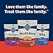 Blue Buffalo Health Bars Crunchy Dog Biscuits, Oven-Baked with Natural Ingredients, Bacon, Egg & Cheese, 16-oz Bag