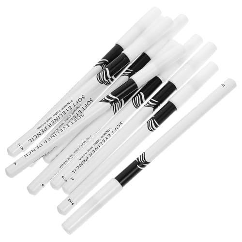 Healifty Lápiz Delineador Blanco 10 Piezas miniatura 1
