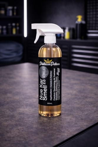 Image of Water-Based Car Air Freshener Spray | Luxury Automotive Deodorizer | Mold-Resistant Formula | Eliminates Odors and Refreshes Vehicle Interior | 17 fl oz | Nue Kar Smell 2.0