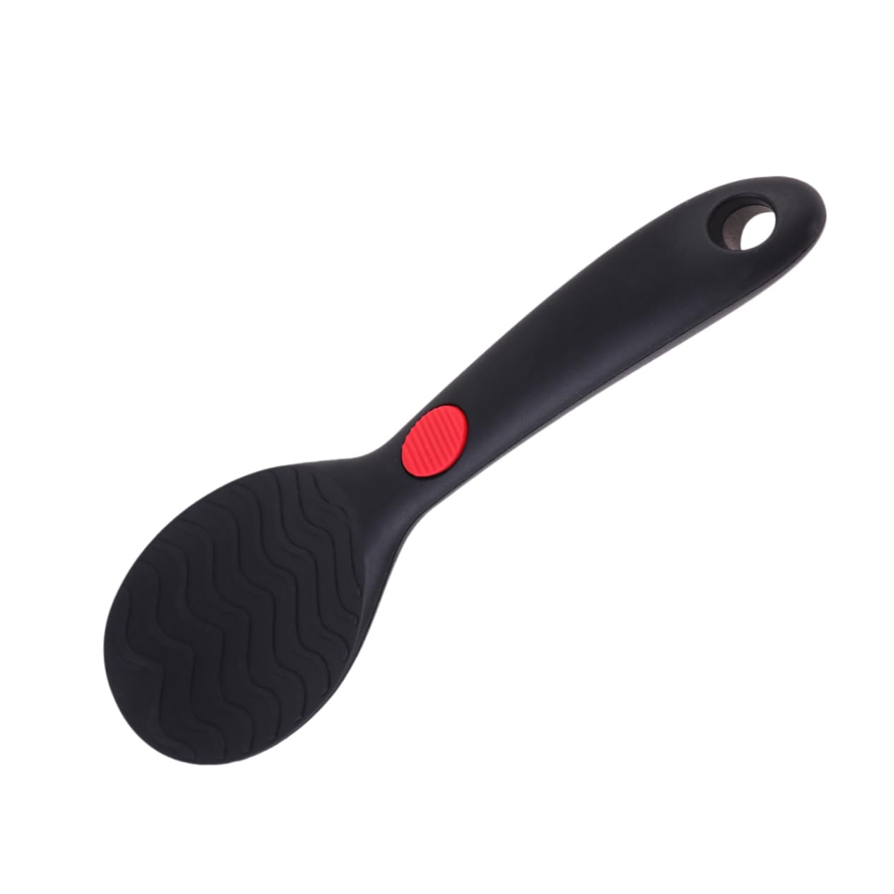 Alipis 3piezas Cuchara De Arroz De De Alimenticio Utensilio De Cocina Antiadherente y Práctico Con Botón Antideslizante Para o Negro