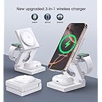 3 in 1 Wireless Charging Station for Apple Multple Devices - Foldable Magnetic Wireless Charger Dock -Travel 18W Charging Pad for iPhone 17 16 15 14 13 12 Pro/Pro Max/Plus/Watch & Airpods All Series - Image 5