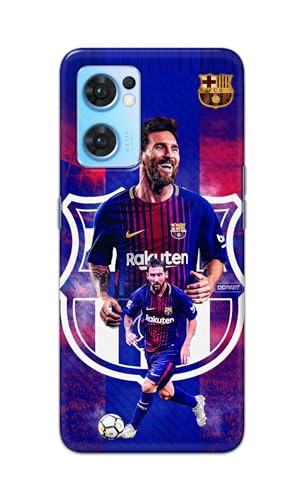 Image of Printed Hard Back Cover Case for Oppo Reno7 5G | Oppo Reno 7 5G Back Cover (Famous Football Player) -1111
