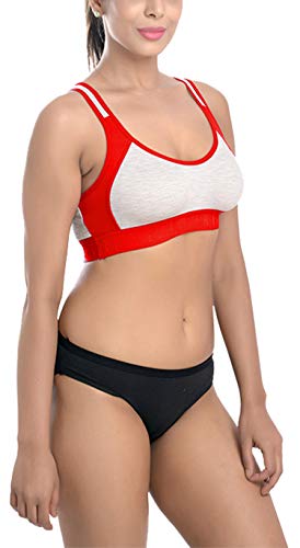 Image of FIMS - Fashion is my style Sports Bra Panty for Women Full Coverage Combo Everyday Bra Panty, See Main Image to Check How Many Sets You Will Get