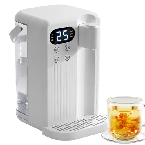 Distributore Elettrico di Acqua Calda istantanea da 2000 W, capacità 3 l, 12 impostazioni di Temperatura, 8 Controlli di Volume, Riscaldamento rapido in 3 Secondi