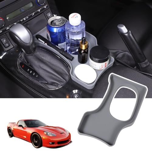 Porte-gobelet pour console centrale compatible avec Corvette C6